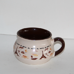 Ceramic soup mug