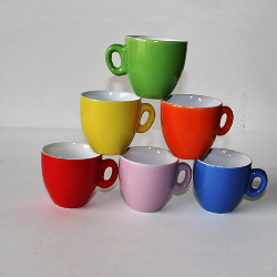 90cc ceramic coffee cup and  saucer