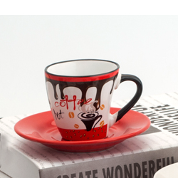 80cc coffee cup&saucer 