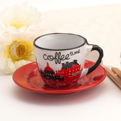 80cc espresso cup&saucer in coffee time