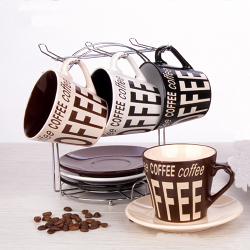 220cc ceramic coffee cup&saucer 