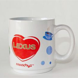 Lexus's promotional stackable coffee mug