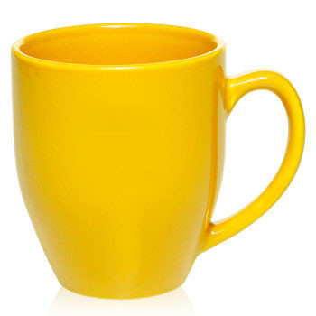 Bistro glossy vibrant color customizable ceramic coffee mug