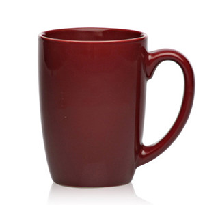 Large Mocha glossy customized ceramic coffee mug