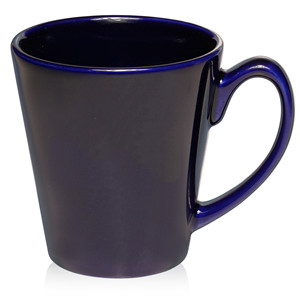 Glossy color glaze ceramic Latte promotional coffee mug