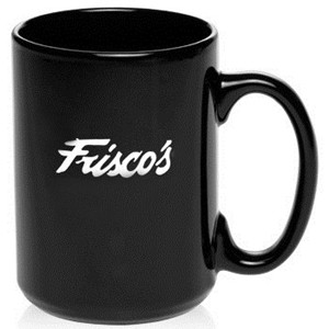 15oz Chic large glossy color customized ceramic coffee mug