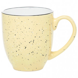 16oz Speckled design bistro style wide body ceramic drink mug