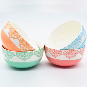 5.5inch hand-painted ceramic noodle bowl