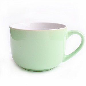 26oz Custom beautiful color jumbo ceramic cup