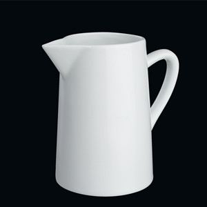 2.5L elegant white ceramic jug