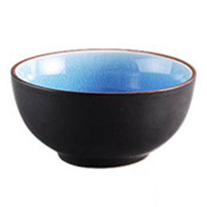 4.7'' glaze-cracked ceramic bowl