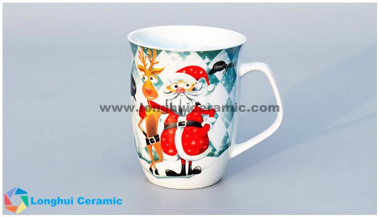 12oz Santa Claus ceramic cup