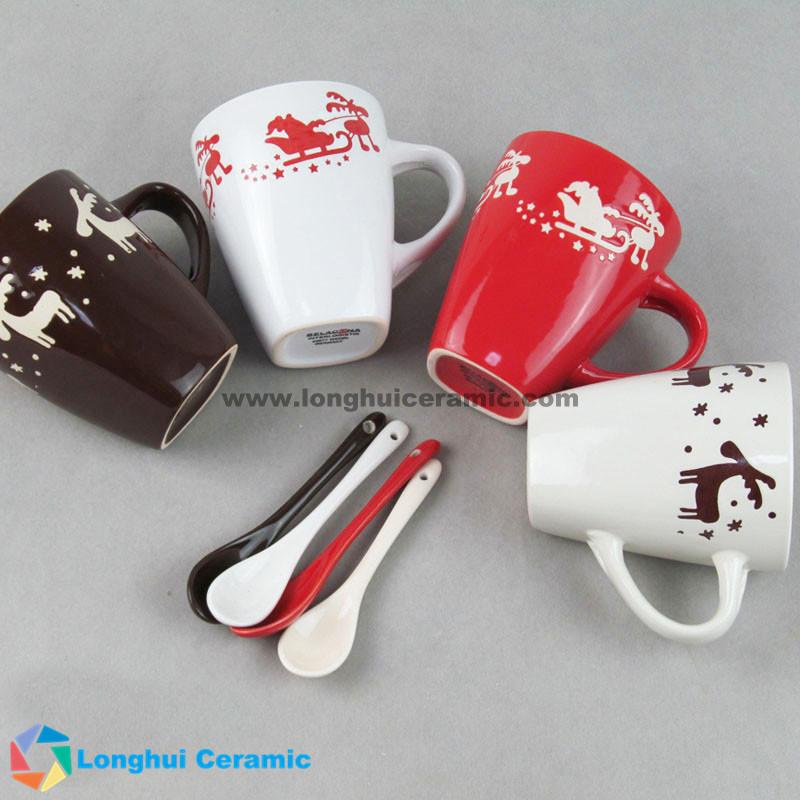 Christmas Spooner Mug (Red/White) 