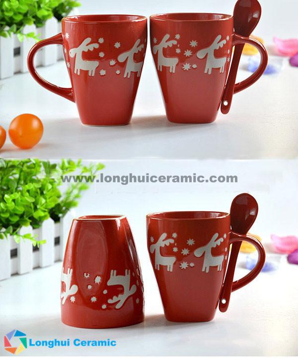 Christmas Spooner Mug (Red/White) 