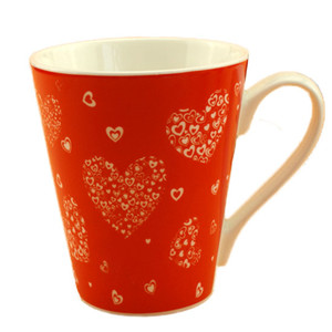 11oz ceramic gift cup for Valentine's Day