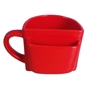 150cc ceramic mug with pocket