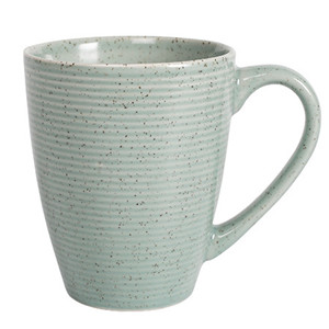 370cc nordic style speckle design ceramic embossed tea cup