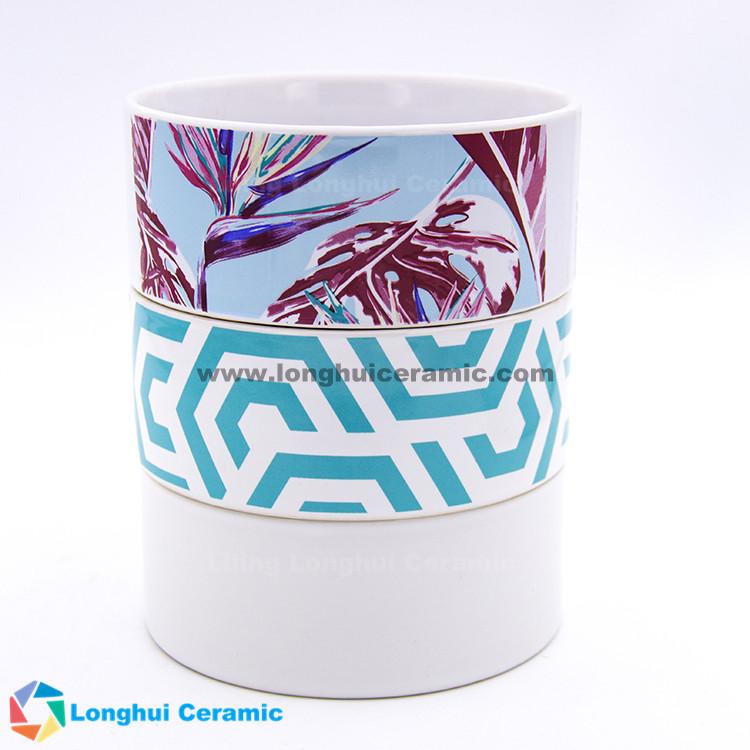 Custom ceramic pet bowl
