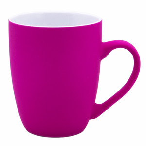 colorful soft touch surface rubberized coating finish ceramic cup